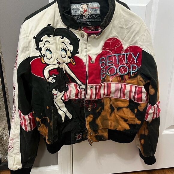⚡CLOSET CLEAR-OUT: PRICE DROP⚡ RARE Vintage Betty Boop JH Design Jacket - Picture 3 of 14